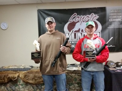 1st Place team with 20 coyotes Jason and Dan Arnson $3,477.50 &amp; a pair of DPMS SST Bull barrel  .223 uppers. Passed Polygraph test