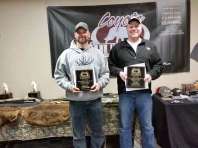 2nd Scott Larson and Troy Sand 15 coyotes $2,542.00