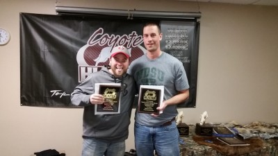 Nick Nielson and Matt Klabo with 9 coyotes took home 3rd place and $1,396.00