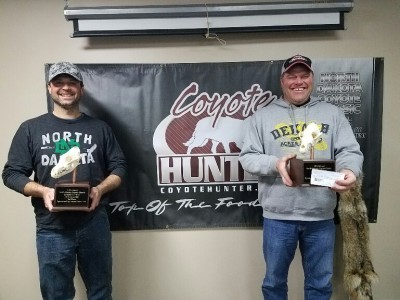 1st Scott Larson and Troy Sand win the Coyote Classic with 14 coyotes